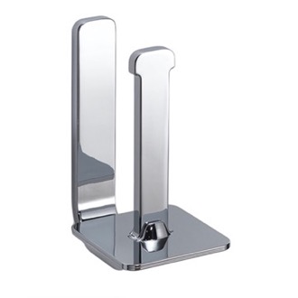 Toilet Roll Holder, Free Standing, Spare, Chrome or Gold, Vanity Stand Holders Windisch 89123 by Nameeks