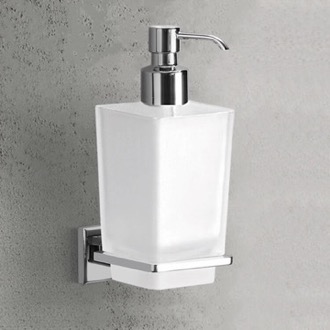 Black Wall Mount Liquid Soap Dispenser Nameeks NCB71