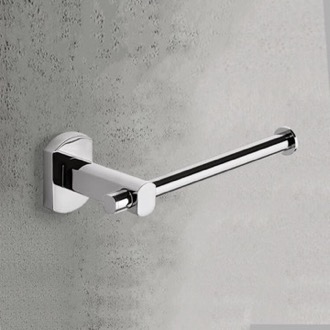 Toilet Paper Holder, Modern, Chrome, with Shelf, Malta Gedy 2039-13 by Nameeks