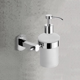 Black Wall Mount Liquid Soap Dispenser Nameeks NCB71