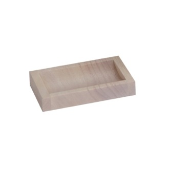 Soap Dish White Wood Soap Dish in White Gedy PA11-02