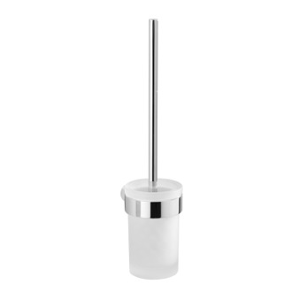 Toilet Brush Toilet Brush, Wall Mounted, Frosted Glass Gedy PI33-03-13