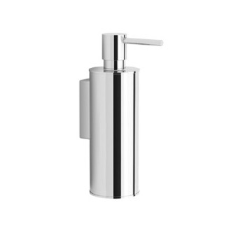 Napie 53012_53020.29_53022.29 by WS Bath Collections, Wall Mounted Soap  Dispenser and Toothbrush Holder Set in Polished Stainless Steel