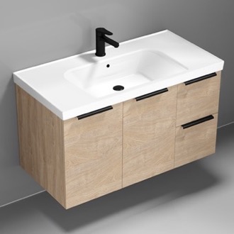 Bathroom Vanity Wall Mounted Bathroom Vanity, Modern, 36