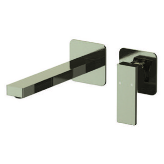 Bathroom Faucet Brushed Nickel Single Handle Wall Mounted Bathroom Faucet Remer AU15PLNL-NP