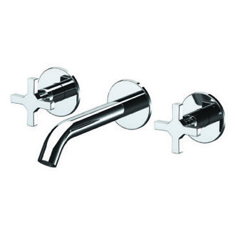 Bathroom Faucet Chrome Wall Mounted Widespread Bathroom Faucet Remer DL14PLNL-CR