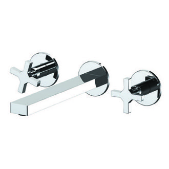Bathroom Faucet Chrome Wall Mounted Widespread Bathroom Faucet Remer DQ14PLNL-CR