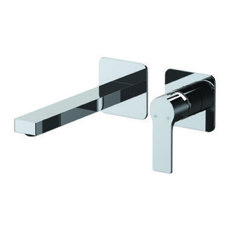 Bathroom Faucet Chrome Single Handle Wall Mounted Bathroom Faucet Remer EY15PLNL-CR