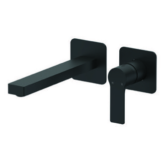 Bathroom Faucet Matte Black Single Handle Wall Mounted Bathroom Faucet Remer EY15PLNL-NO
