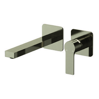Bathroom Faucet Brushed Nickel Single Handle Wall Mounted Bathroom Faucet Remer EY15PLNL-NP