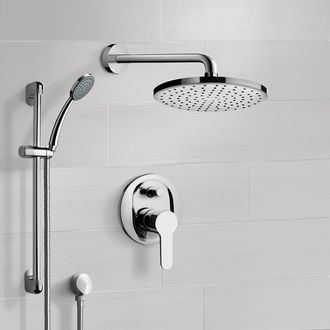 Dual Shower Head Set with 2-Way Diverter Shower Head Arm, Orsino Remer DSH01 by Nameeks