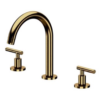 Bathroom Faucet Brushed Gold Widespread Bathroom Faucet Remer XF13PUSNL-BG