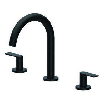 Bathroom Faucet Matte Black Widespread Bathroom Faucet Remer XN13PUSNL-NO
