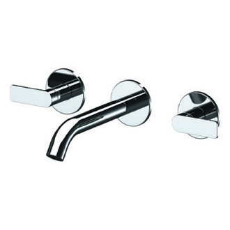 Bathroom Faucet Chrome Wall Mounted Widespread Bathroom Faucet Remer XN14PLNL-CR