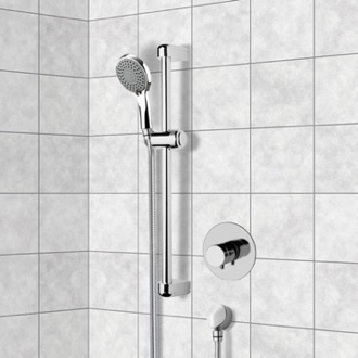 Dual Shower Head Set with 2-Way Diverter Shower Head Arm, Orsino Remer DSH01 by Nameeks