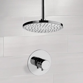 Shower Faucet Thermostatic Ceiling Rain Shower Faucet Set Remer SS1405