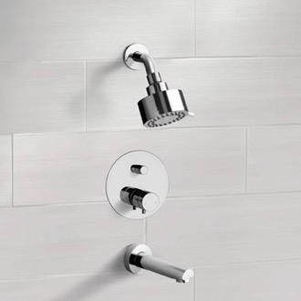Tub and Shower Faucet Thermostatic Tub and Shower Faucet Set Remer TSF03