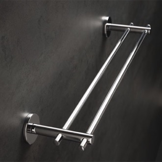 Double Towel Bar Double Towel Bar, Chrome, 18 Inch, Made in Brass StilHaus VE45.2-08