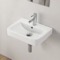 Small Bathroom Sink, Wall Mounted