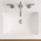 Undermount Bathroom Sink, White Ceramic