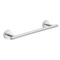 Towel Bar, 14 Inch, Polished Chrome, Rounded
