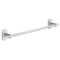 Towel Rail, 18 Inch, Polished Chrome, Rounded