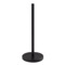 Matte Black Free Standing Round Spare Toilet Paper Holder