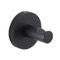 Matte Black Modern Round Bathroom Hook