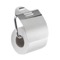 Toilet Paper Holder With Cover, Modern, Chrome