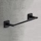 Towel Bar, 12 Inch, Modern, Matte Black