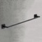 Towel Bar, 24 Inch, Modern, Matte Black