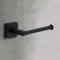 Matte Black Modern Toilet Paper Holder