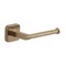 Matte Gold Modern Toilet Paper Holder