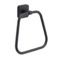 Matte Black Modern Towel Ring