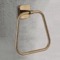 Matte Gold Modern Towel Ring