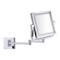 Lighted Makeup Mirror, Wall Mounted, 5x, Chrome