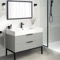 Modern Bathroom Vanity, Grey Mist, 40 Inch, Free Standing