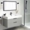 40 Inch Floating Bathroom Vanity, Modern, Grey Mist