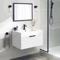 Floating Bathroom Vanity, Glossy White, 32 Inch