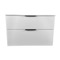 36 Inch Glossy White Bathroom Vanity, Floating, Modern