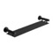 Wall Mounted Matte Black Bathroom Shelf