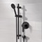 Black Sliding Rail Hand Shower Set