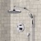 Rain Shower System with Handheld, Rain Shower Head, Shower Faucet Set