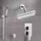 Chrome Shower System with 9