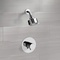 Chrome Thermostatic Shower Faucet Set with Multi Function Shower Head