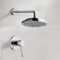 Chrome Shower Faucet Set with 9