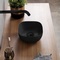 Small Matte Black Vessel Sink in Ceramic