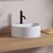 Round White Ceramic Vessel Sink