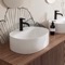 Oval White Ceramic Vessel Sink