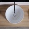 Vessel Sink, Round, White Ceramic